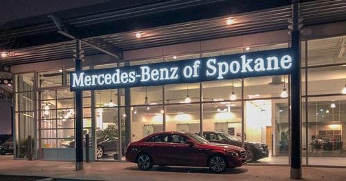 Mercedes-Benz of Spokane showroom