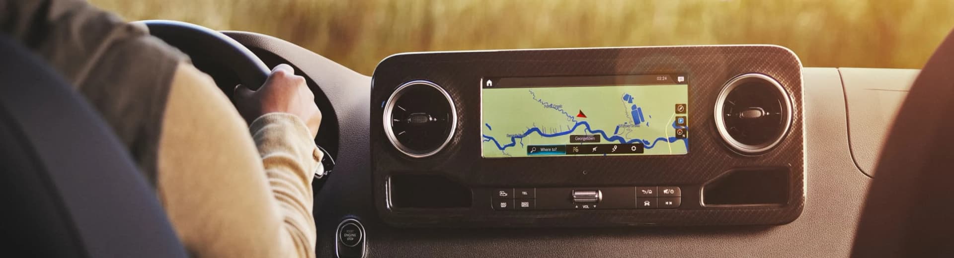 Connectivity overview with dashboard and navigation